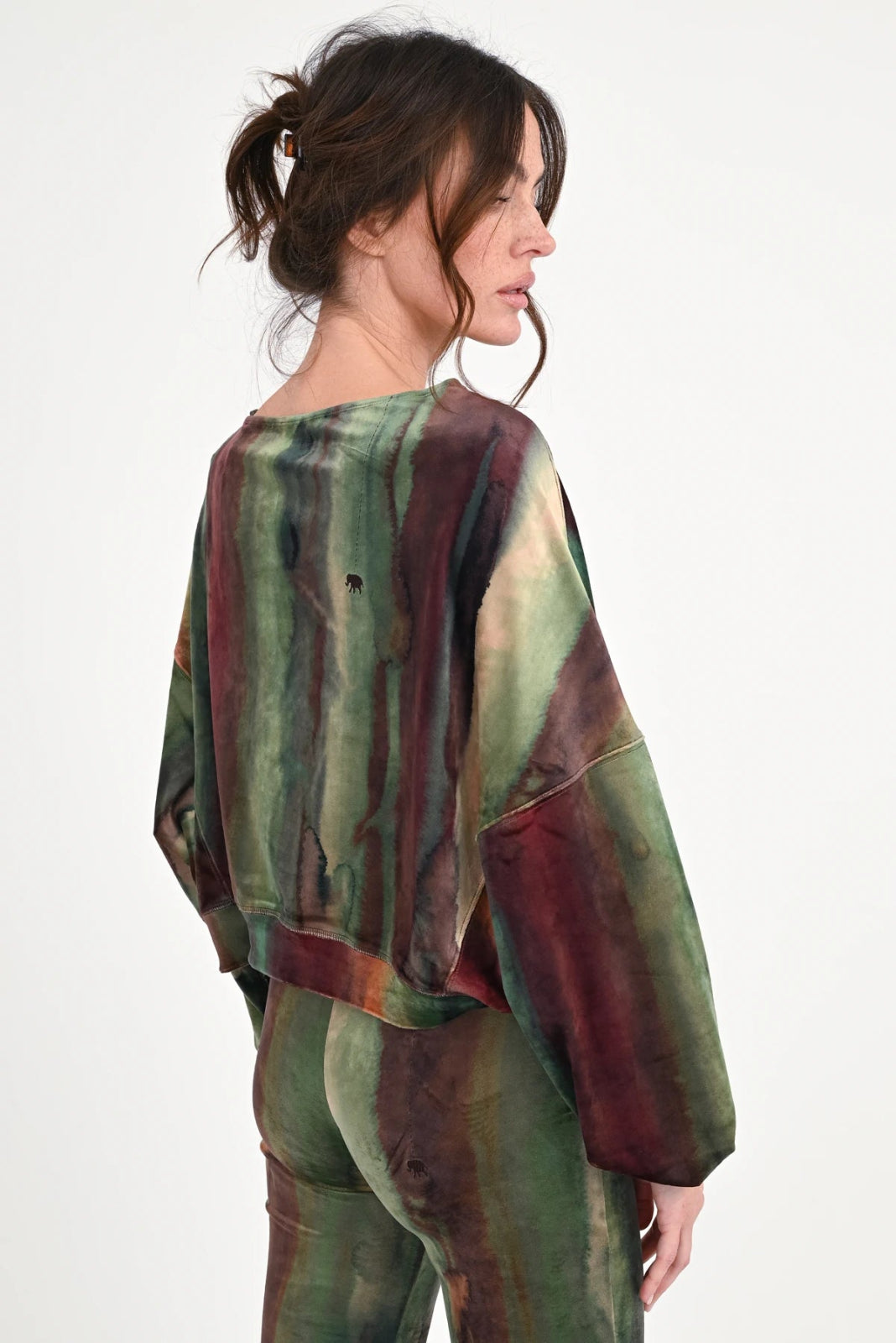 Velvet Crop Sweatshirt Marti - Love Joy Victory