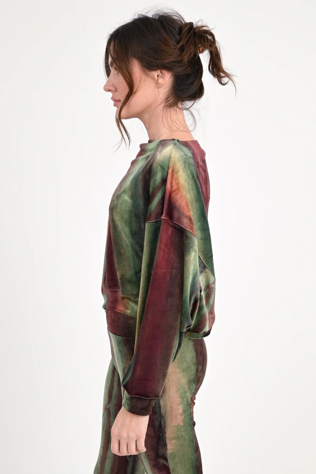 Velvet Crop Sweatshirt Marti - Love Joy Victory