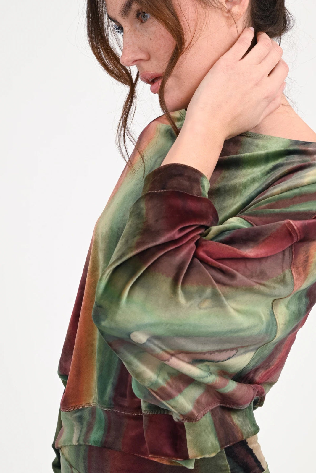 Velvet Crop Sweatshirt Marti - Love Joy Victory