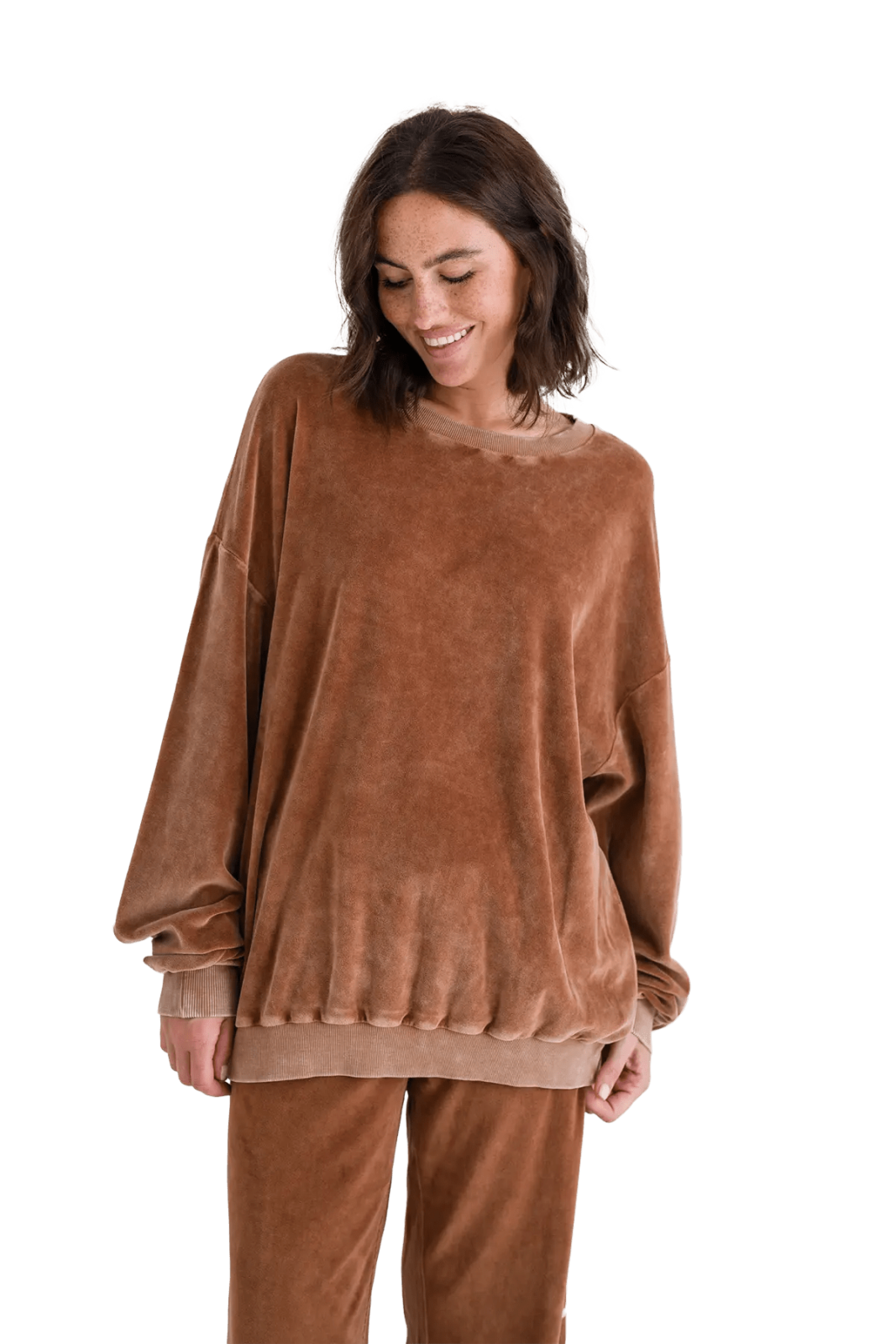 Velvet Oversize Sweatshirt Rana - Love Joy Victory