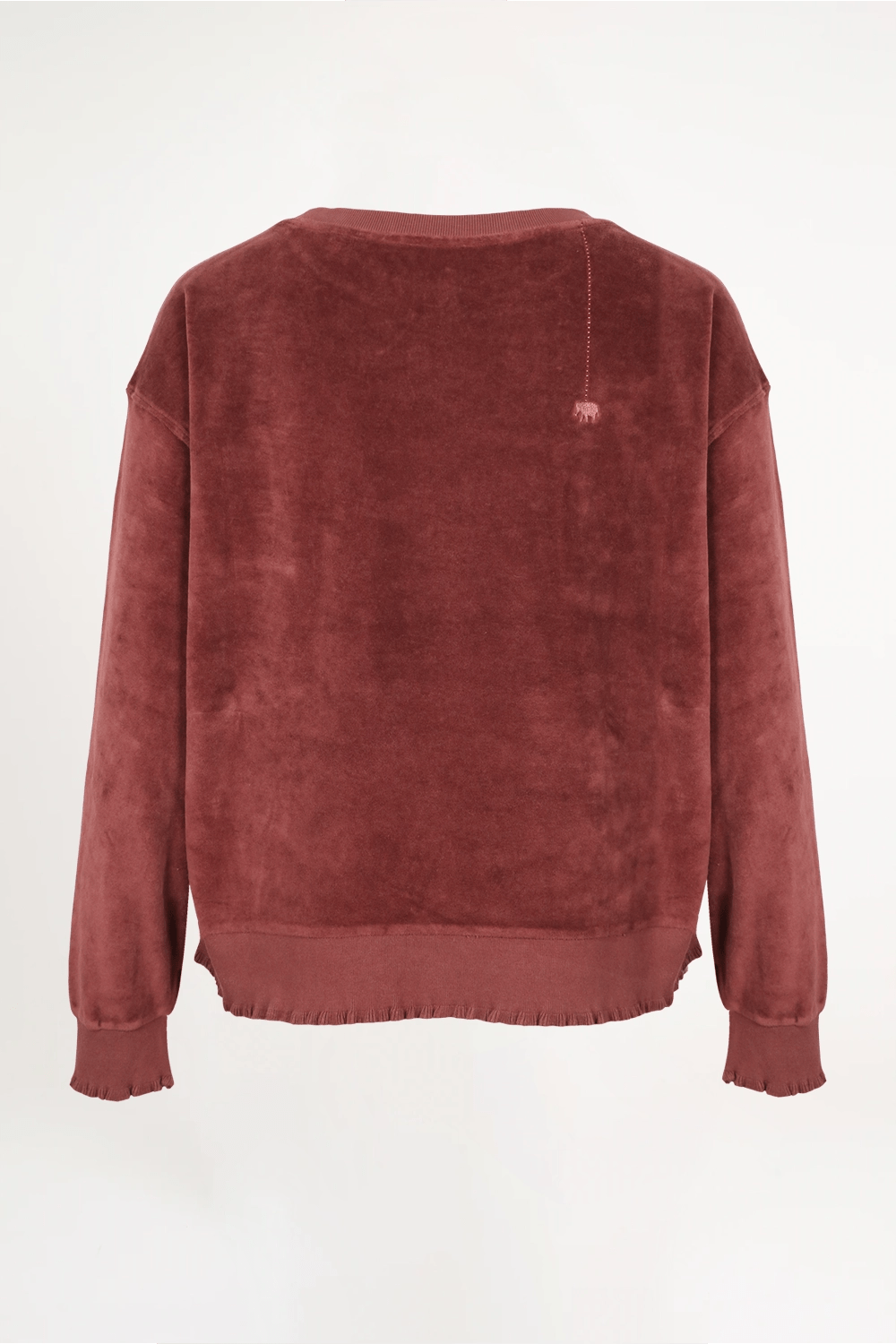 Velvet Sweatshirt Rose - Love Joy Victory