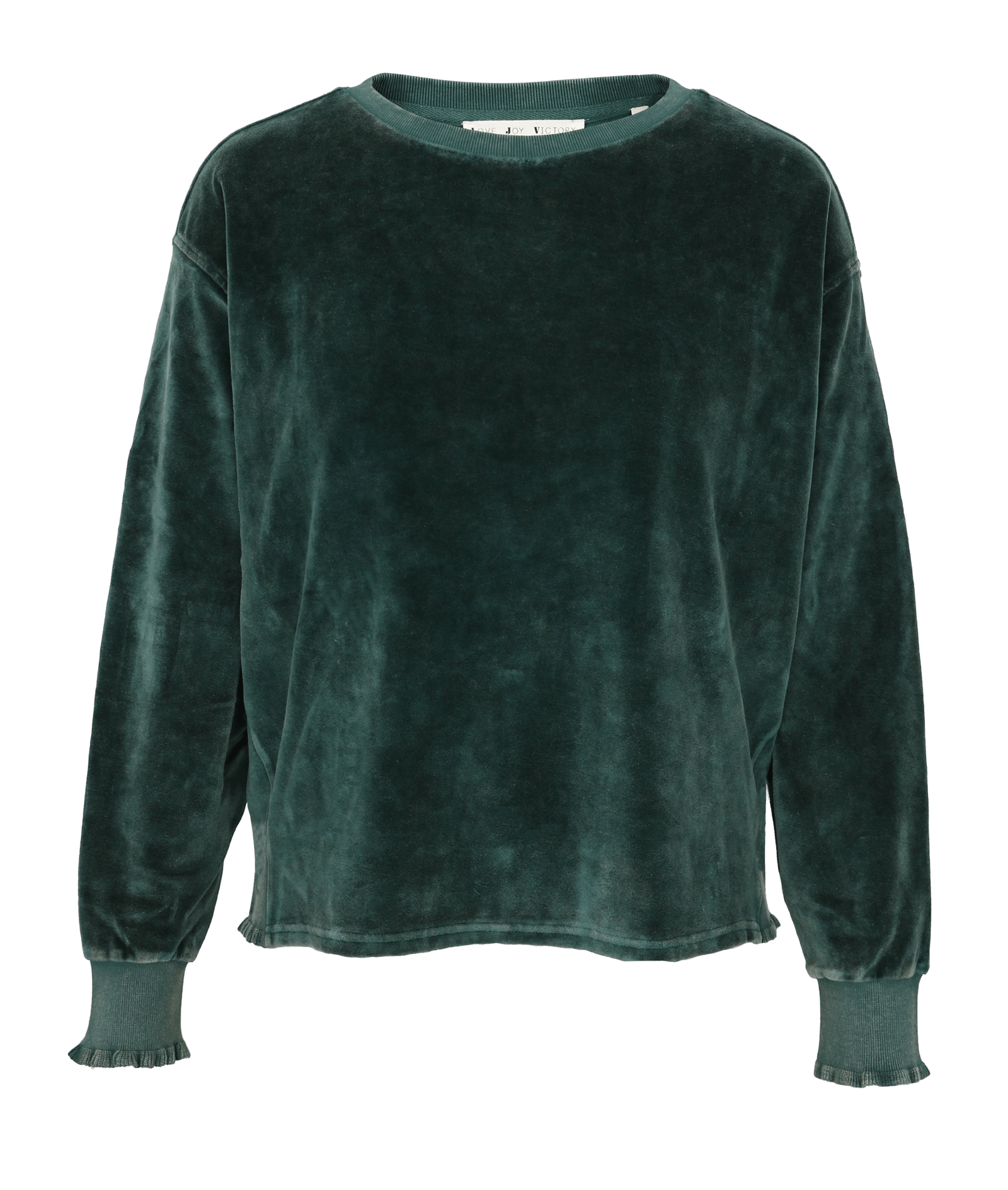 Velvet SWEATSHIRT ROSE - Love Joy Victory