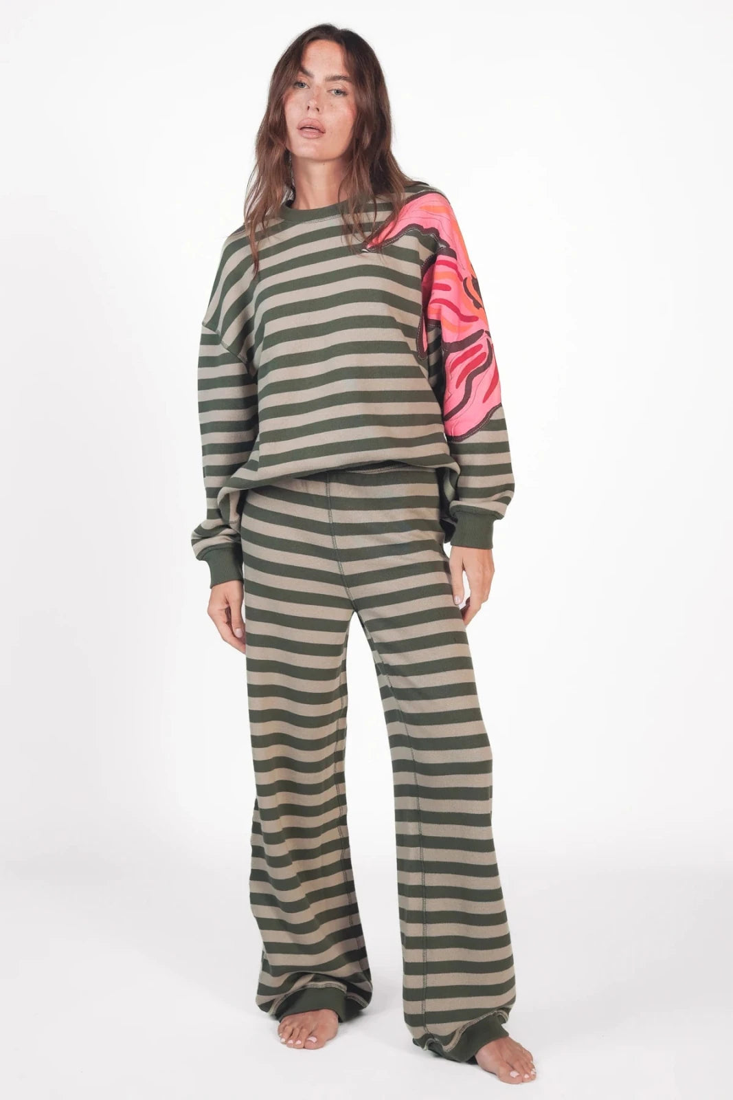 Wendbares Sweatshirt Stripes Honi - Love Joy Victory