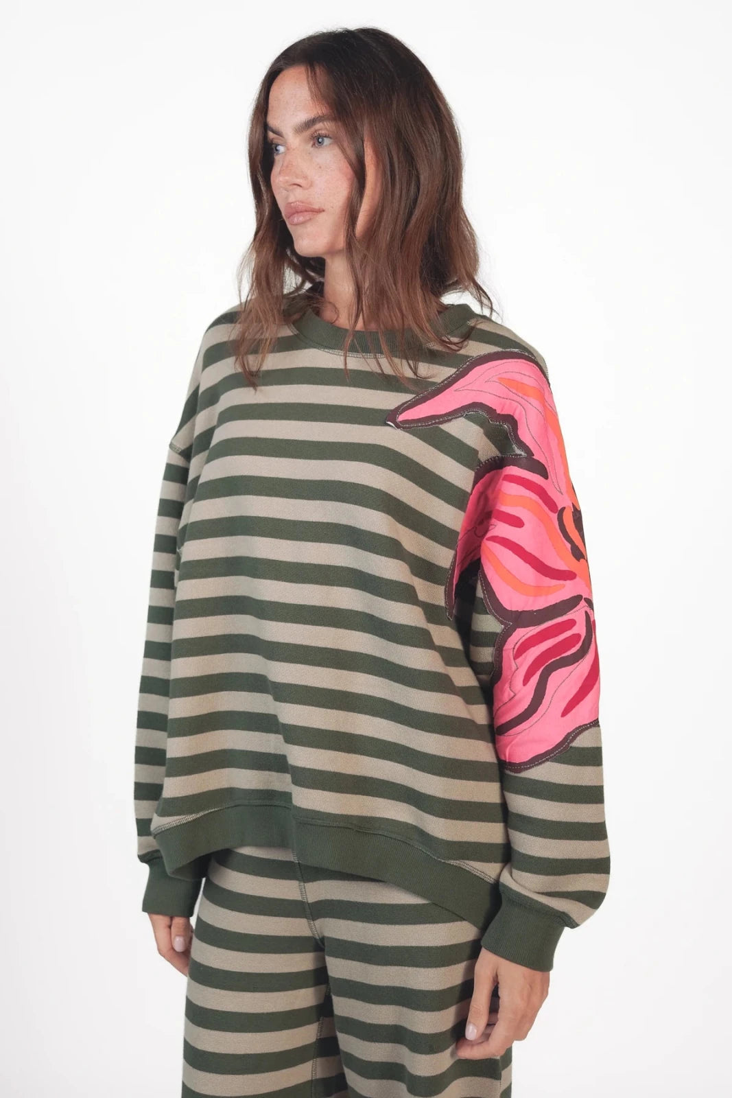 Wendbares Sweatshirt Stripes Honi - Love Joy Victory
