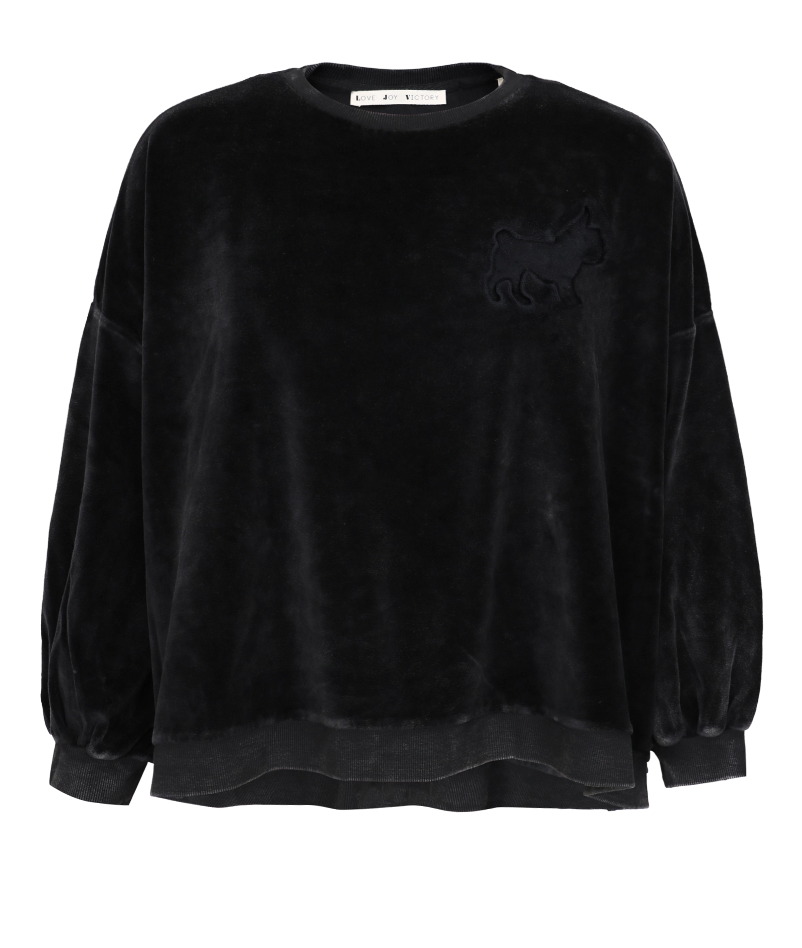 Love Joy Victory Velvet Oversize Sweatshirt Izar