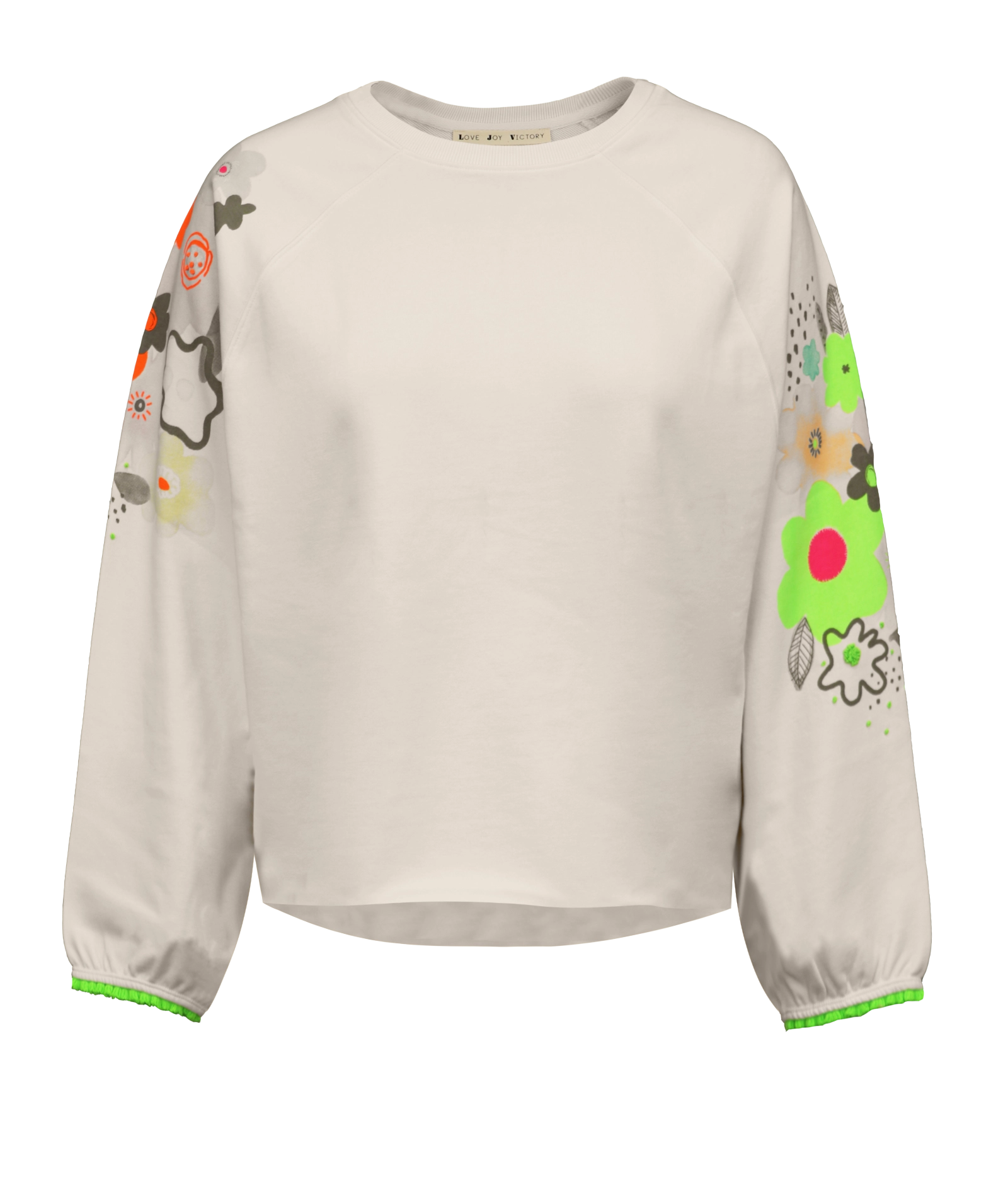 Love Joy Victory Sweatshirt mit Stickereien Tulala