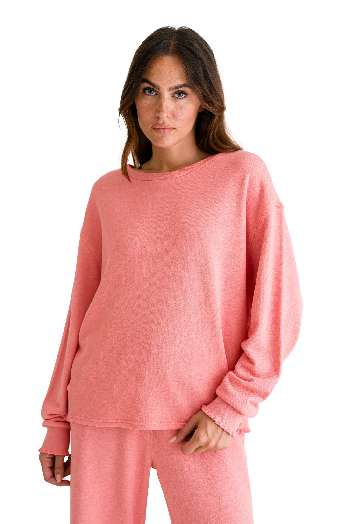 Melange Sweatshirt Rose