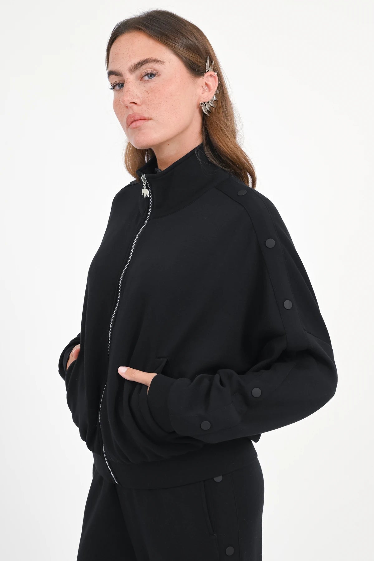 Veste sweat-shirt Smith avec fermeture éclair - Terminée