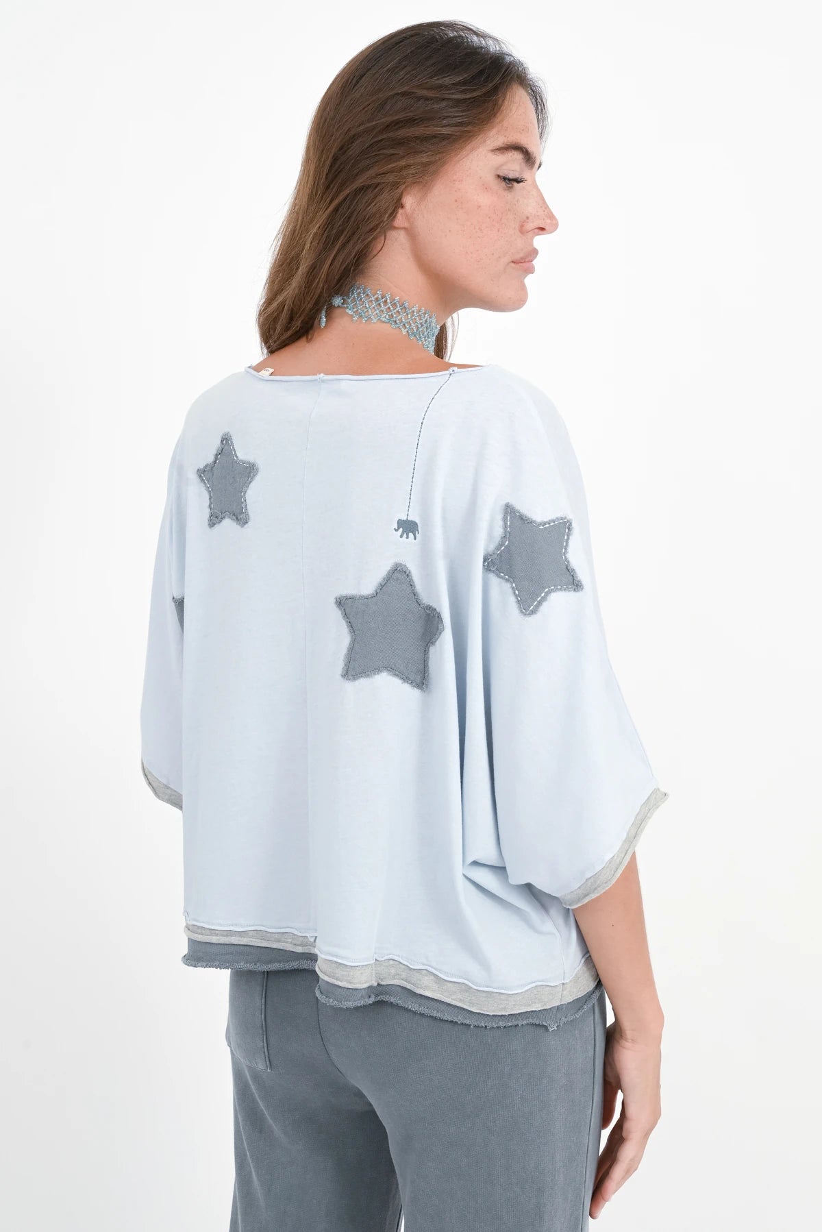 T-Shirt Stern-Patches Rumbia