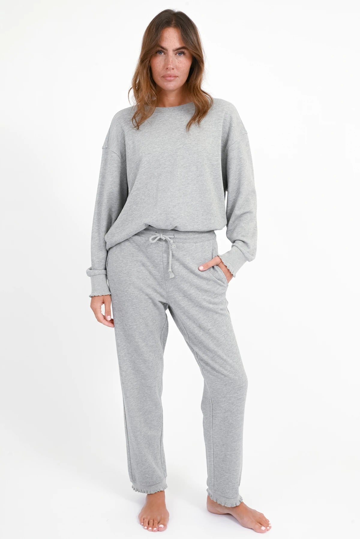 Sweat-shirt Rose - Les images du modèle manquent de couleurs