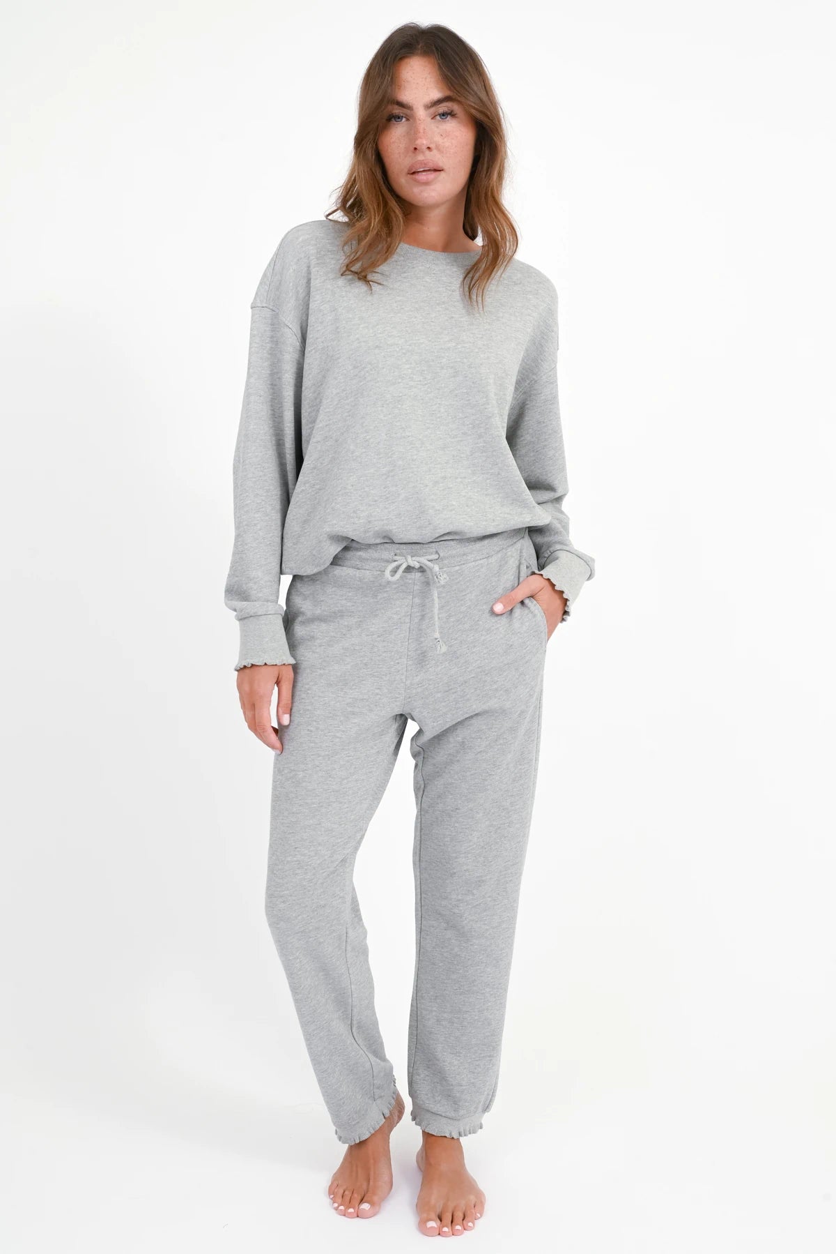 Sweathose mit Rüschen Tabdi