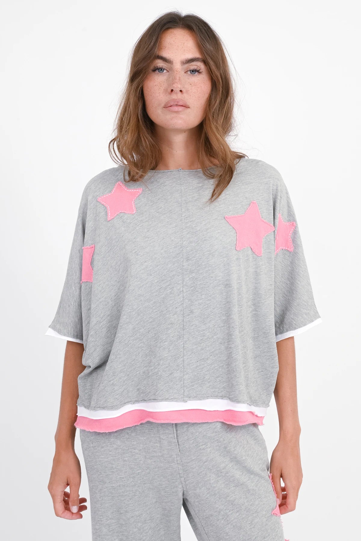 T-Shirt Stern-Patches Rumbia