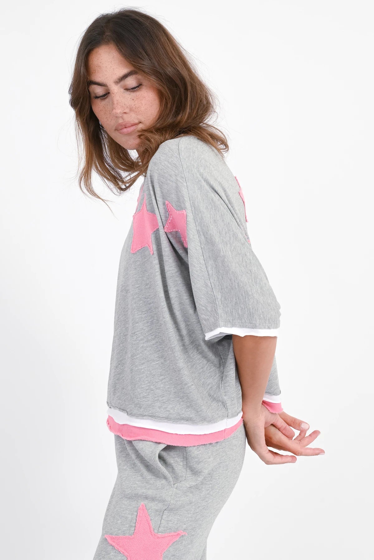 T-Shirt Stern-Patches Rumbia