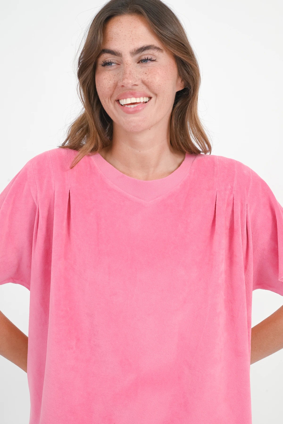 Halbarm Velvet Sweatshirt Melville