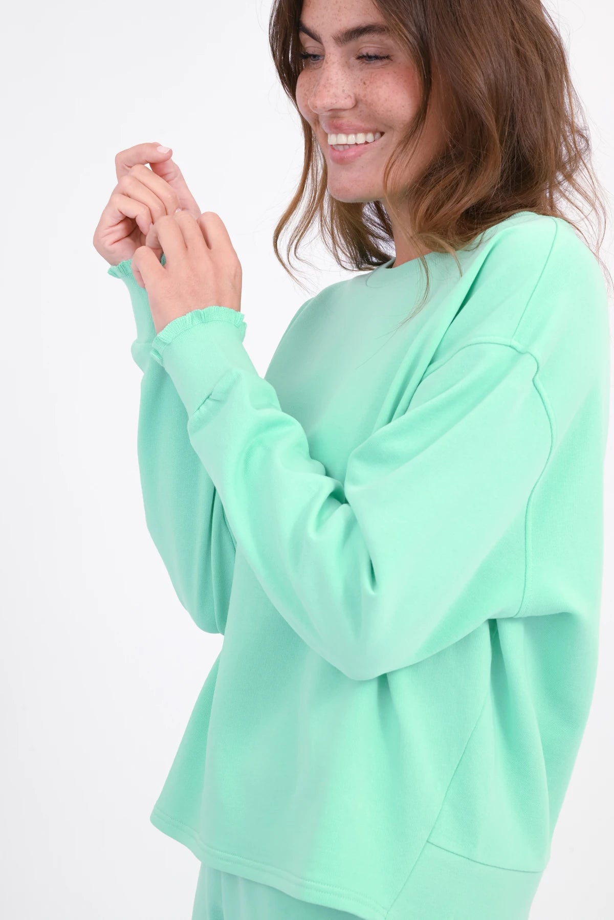 Sweat-shirt Rose - Les images du modèle manquent de couleurs