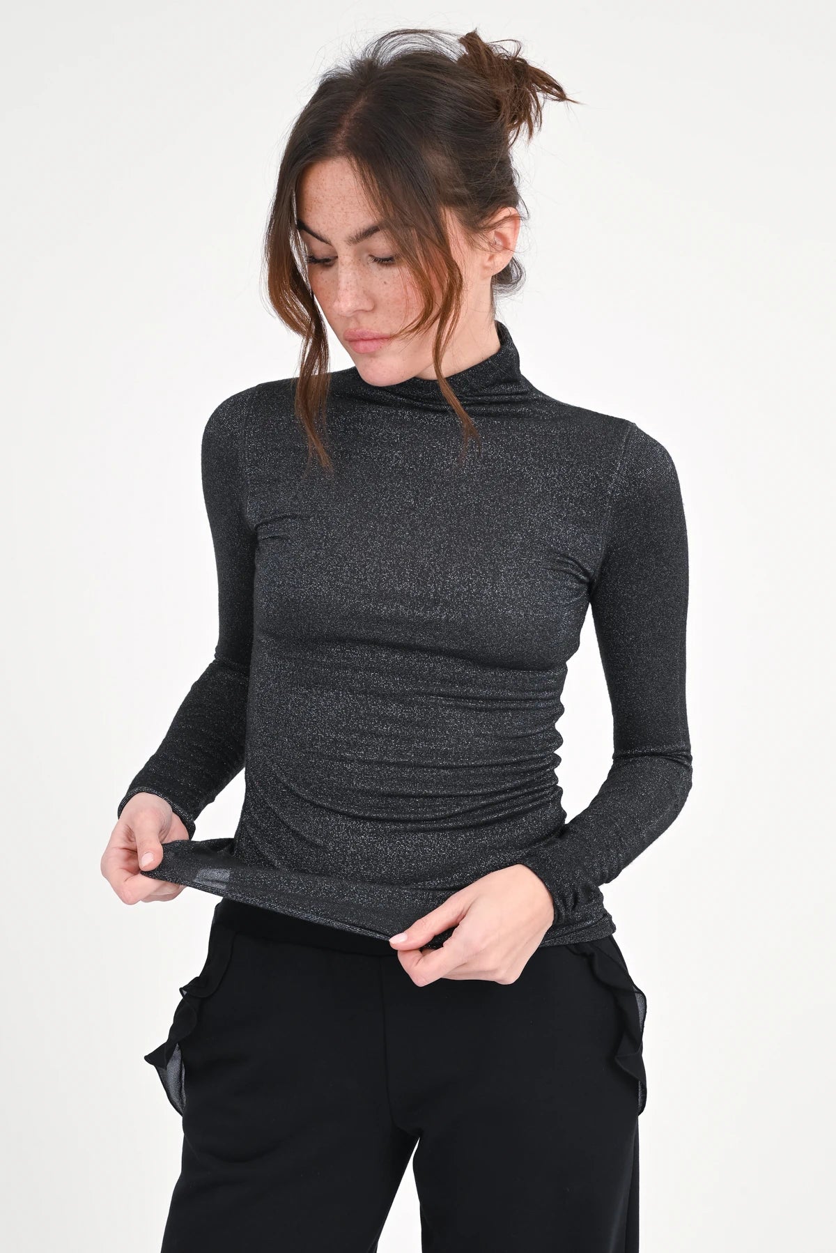 Long-sleeved shirt with turtleneck Agena