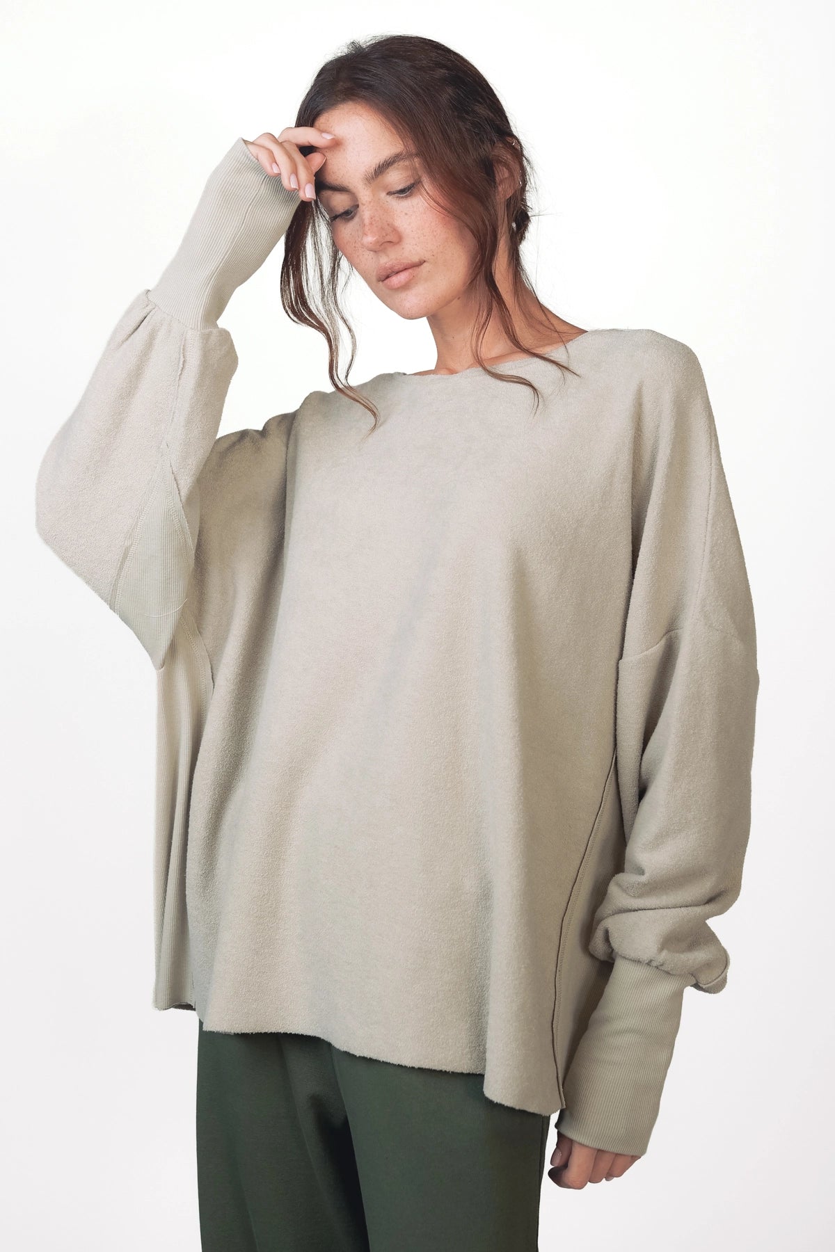 sweat-shirt éponge Hilda