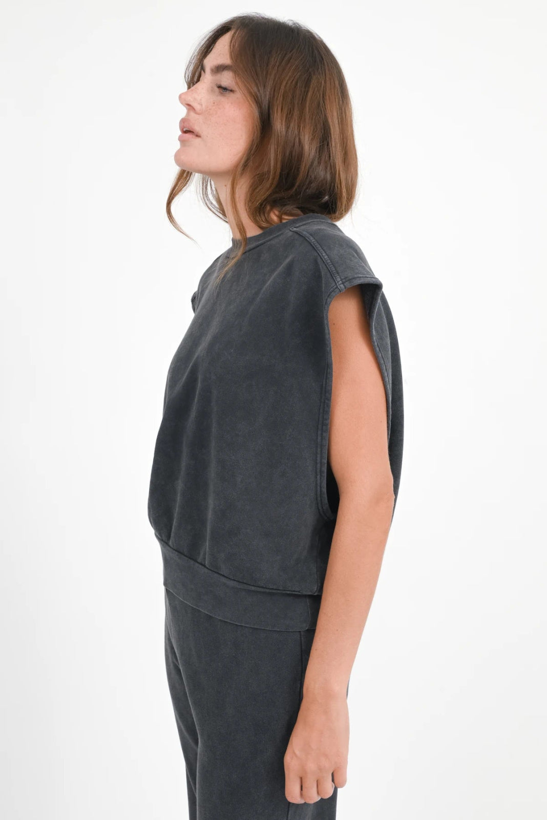 Ärmelloses Sweatshirt mit LOVE - Print Kanpa - Love Joy Victory