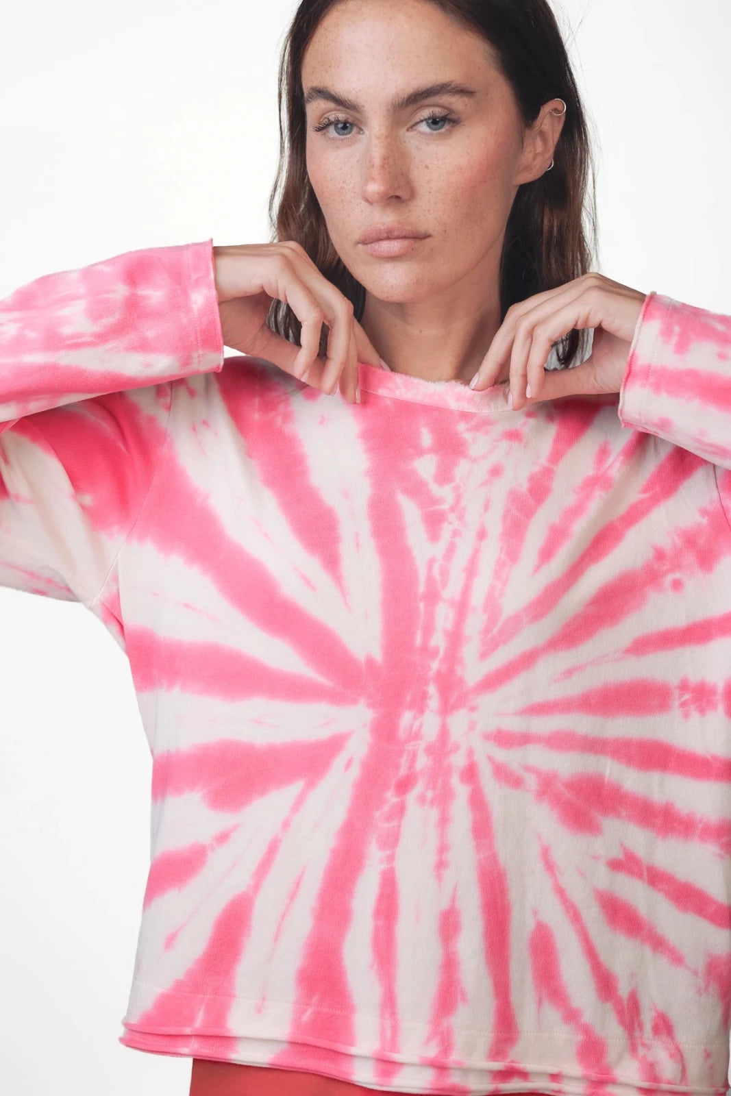 Batik Langarmshirt Maybell - Love Joy Victory