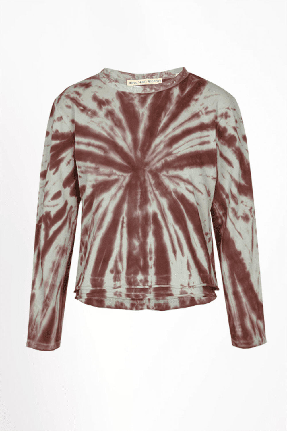 Batik Langarmshirt Maybell - Love Joy Victory