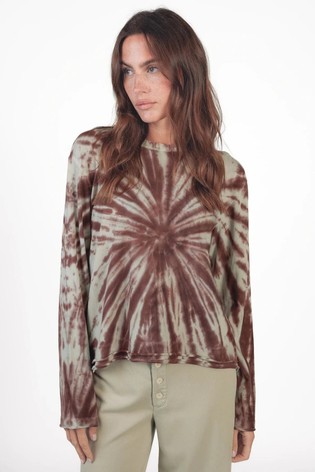 Batik Langarmshirt Maybell - Love Joy Victory
