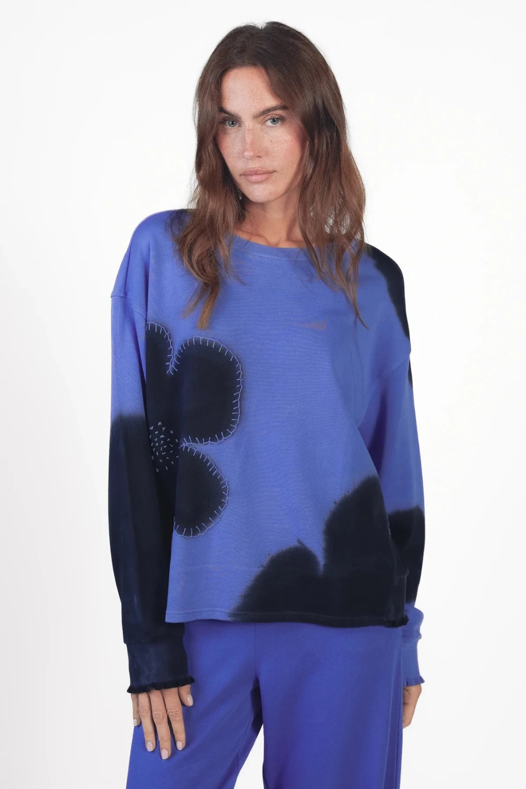 Batik Sweatshirt Rose - Love Joy Victory