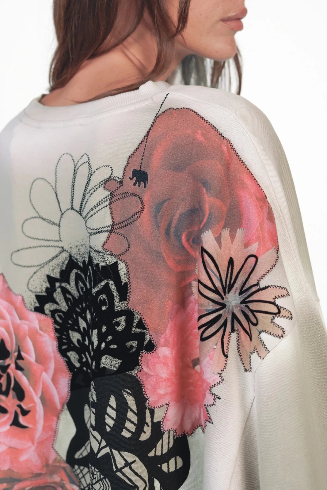 Bedrucktes Sweatshirt Tari - Love Joy Victory
