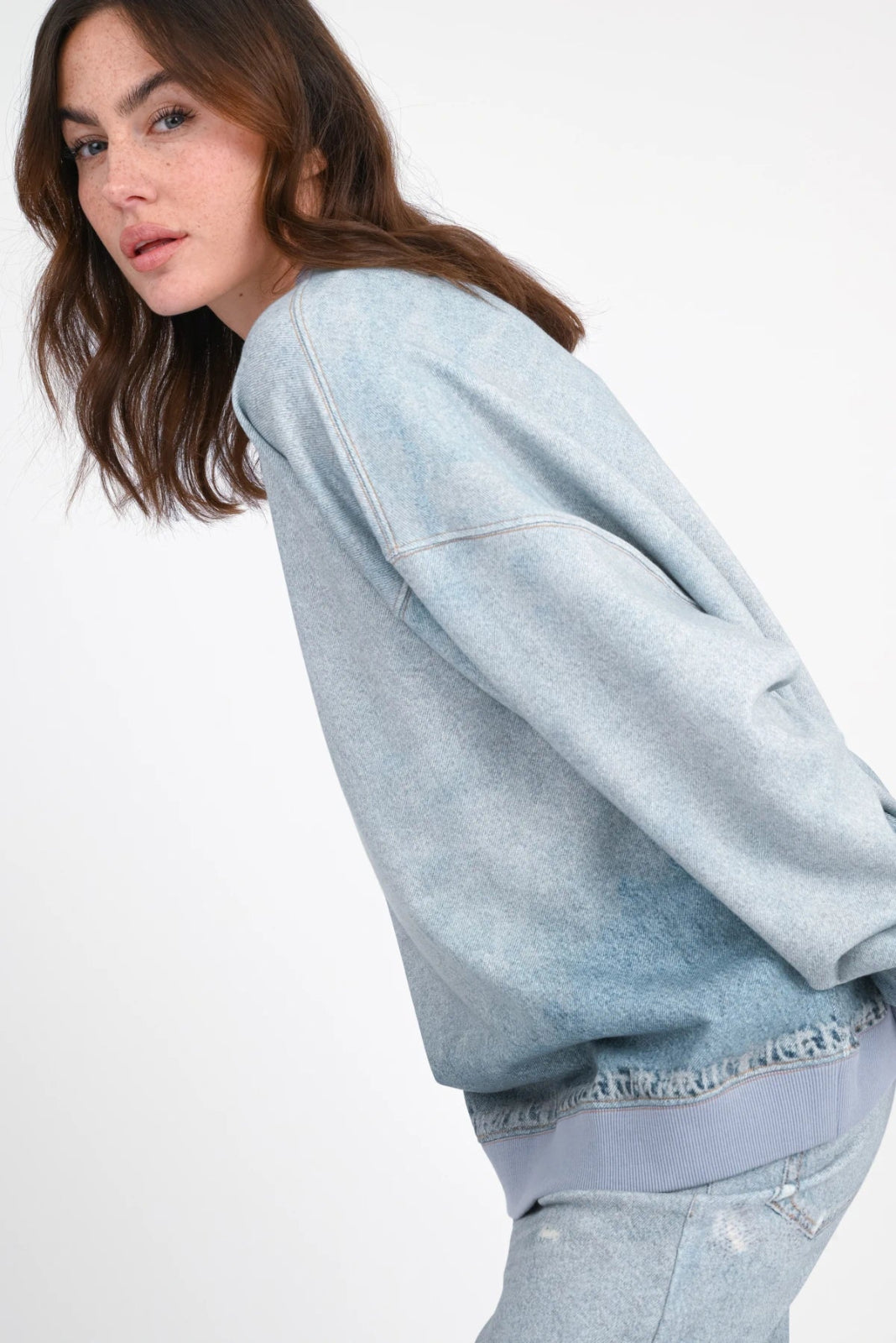 Denim Sweatshirt Gelse - Love Joy Victory