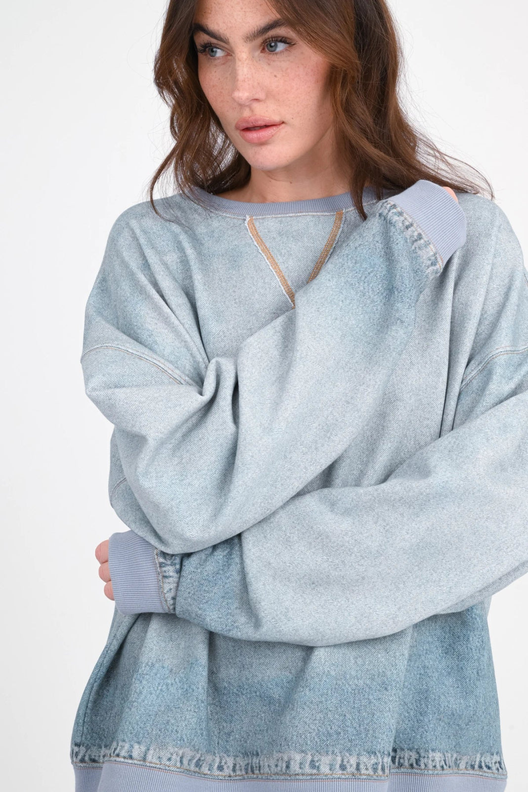 Denim Sweatshirt Gelse - Love Joy Victory