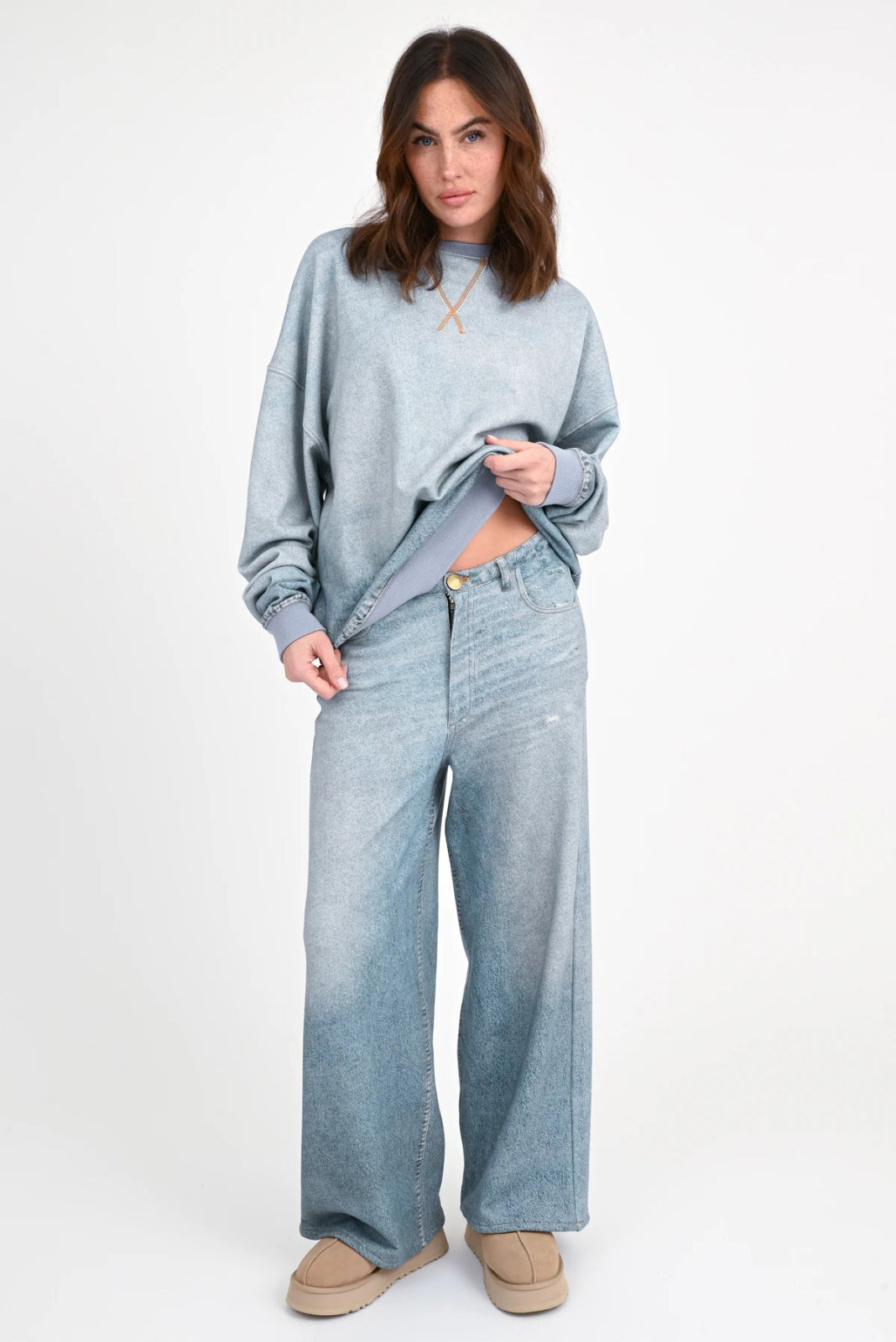 Denim Sweatshirt Gelse - Love Joy Victory