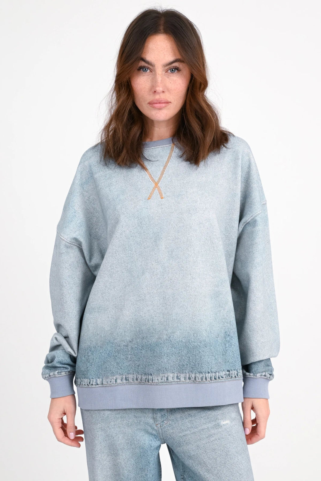 Denim Sweatshirt Gelse - Love Joy Victory