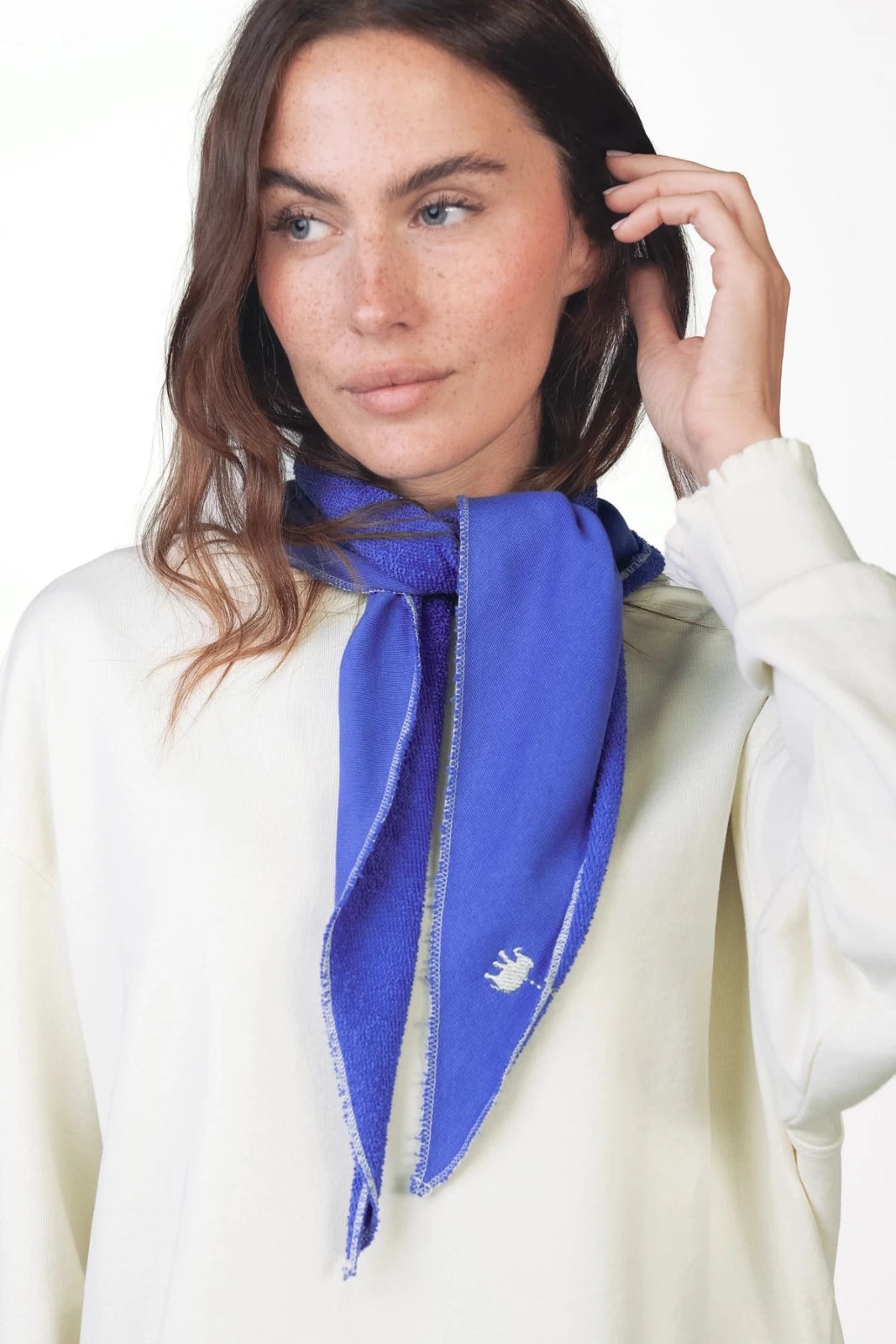 Dreieckstuch aus Sweatmaterial Mari - Love Joy Victory