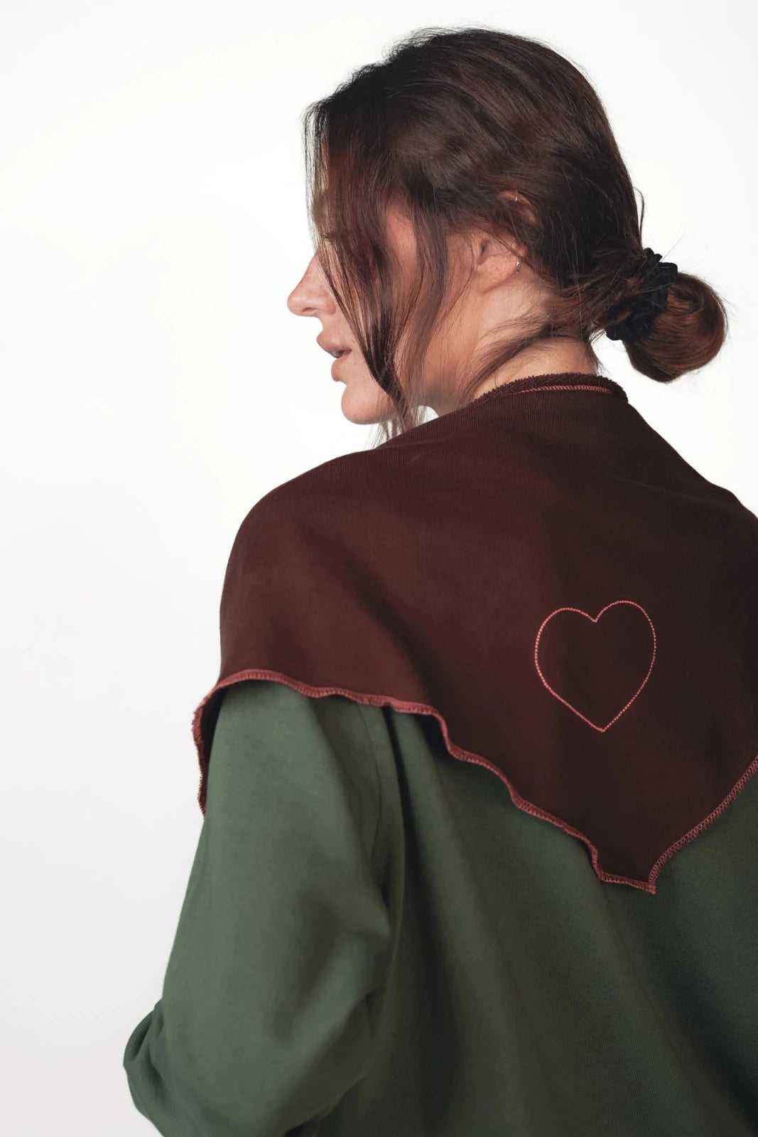 Dreieckstuch aus Sweatmaterial Mari - Love Joy Victory