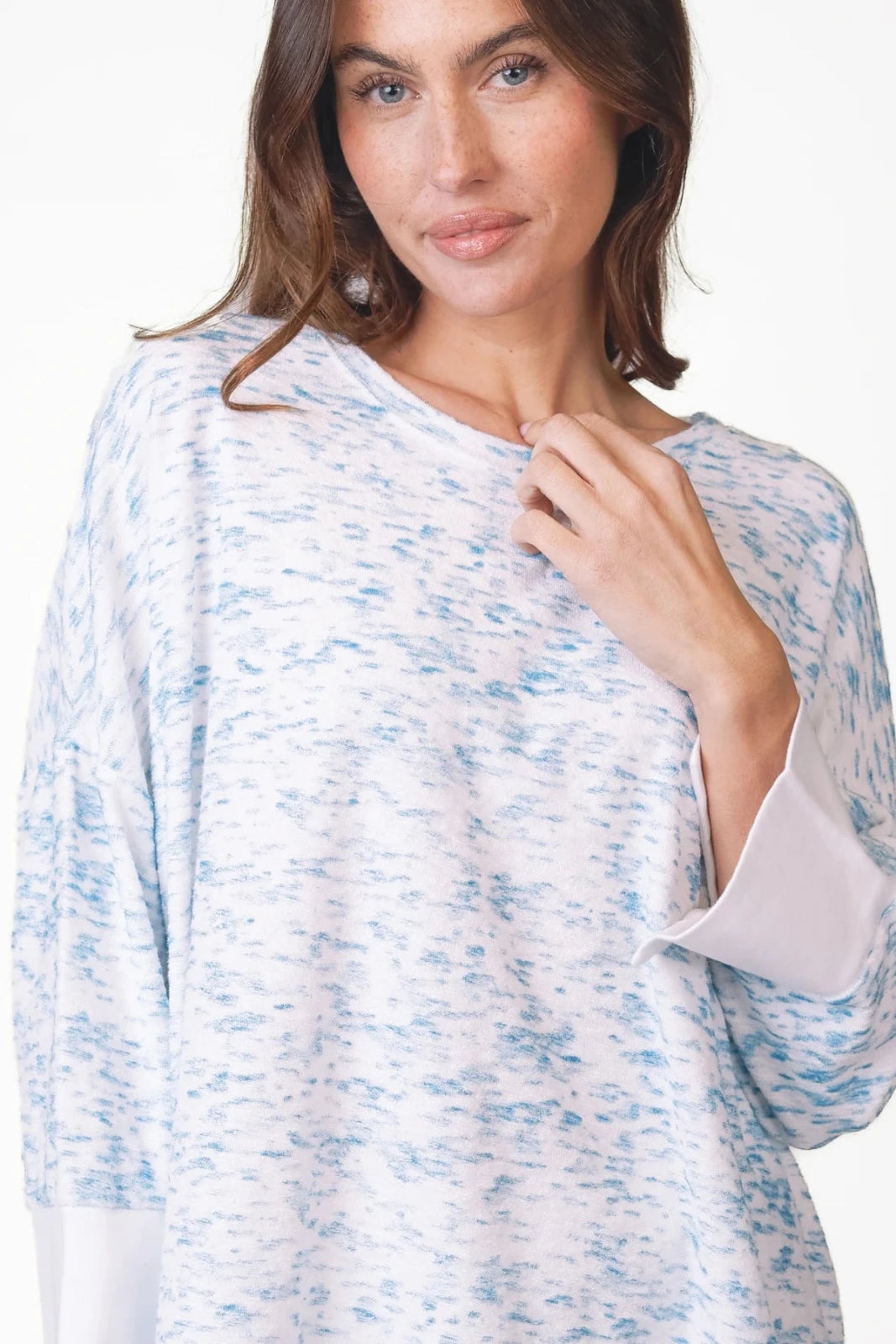 Frotte Sweatshirt Allover - Print Tulli - Love Joy Victory