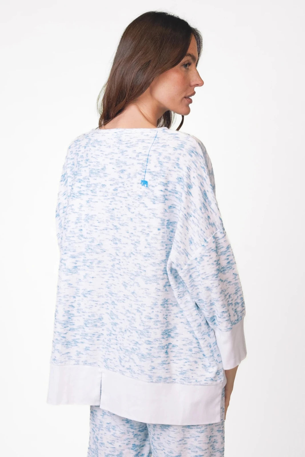 Frotte Sweatshirt Allover - Print Tulli - Love Joy Victory