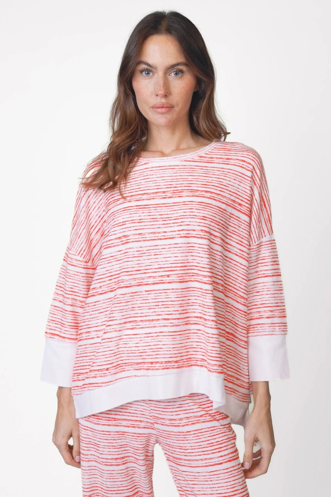 Frotte Sweatshirt Allover - Print Tulli - Love Joy Victory