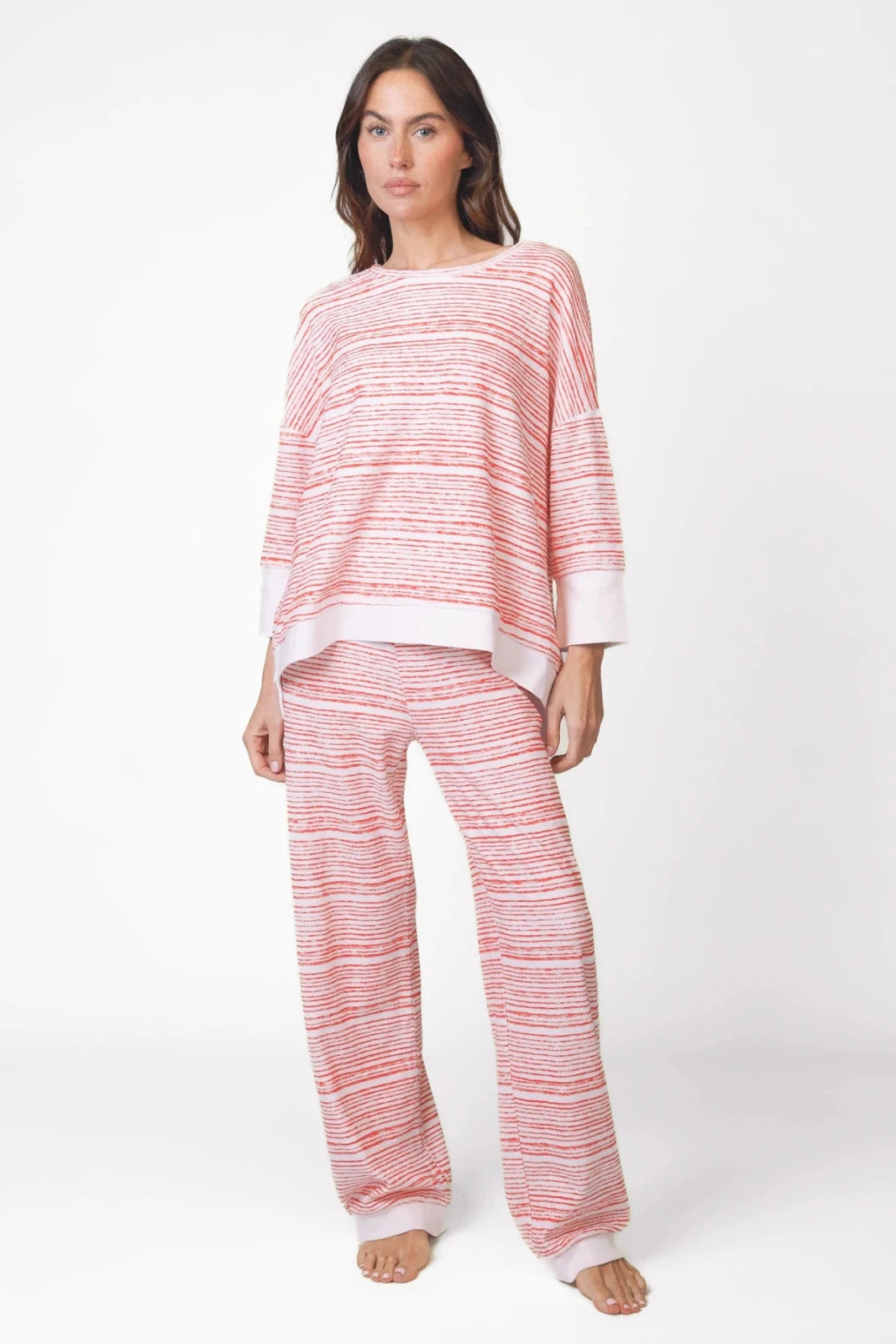 Frotte Sweatshirt Allover - Print Tulli - Love Joy Victory