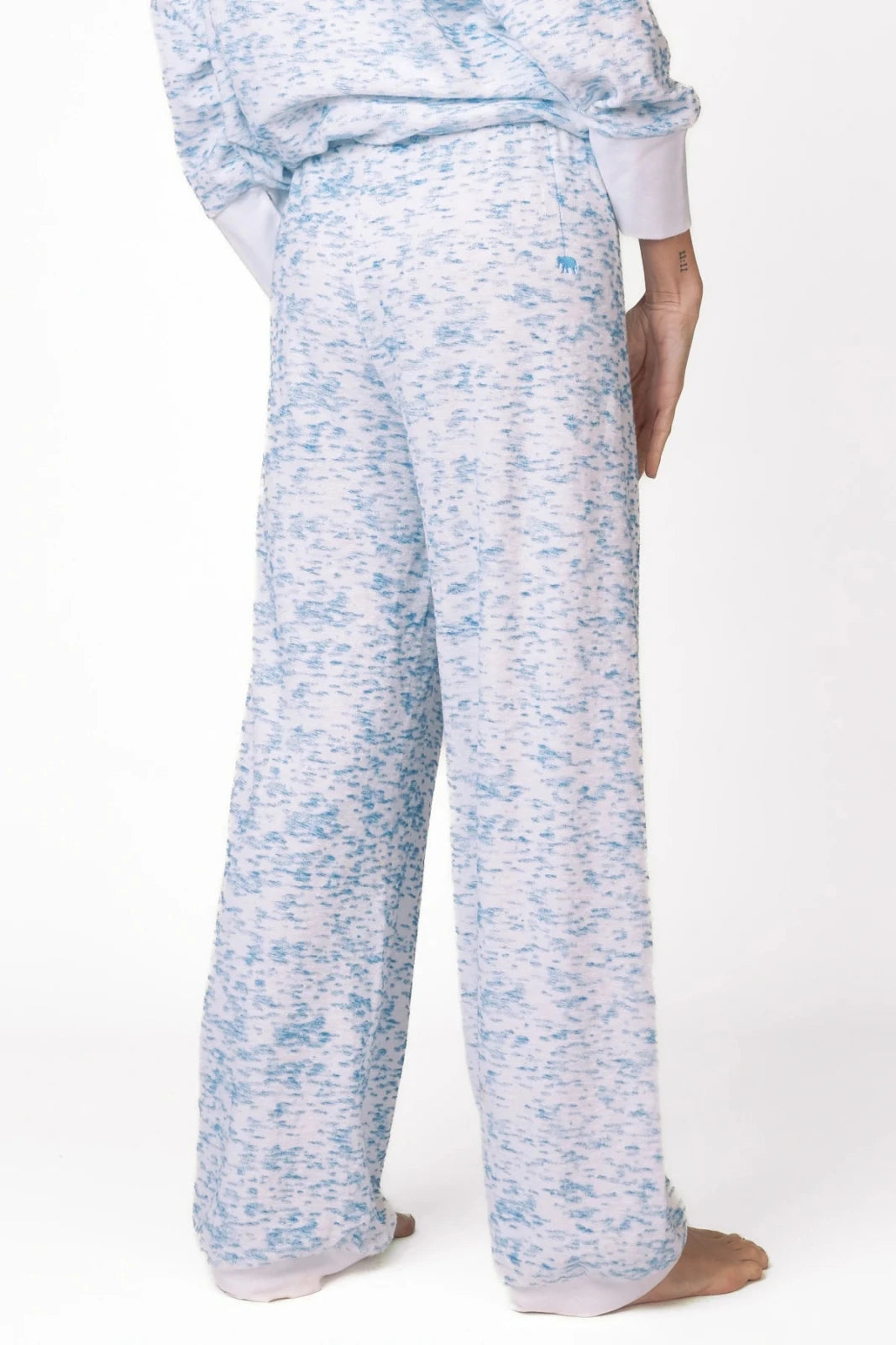 Frottee Sweathose mit Allover - Print Perry - Love Joy Victory