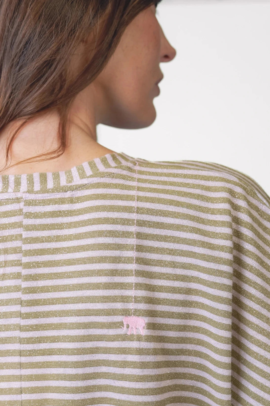 Gestreiftes T-Shirt mit Lurex – Pamayu - Love Joy Victory