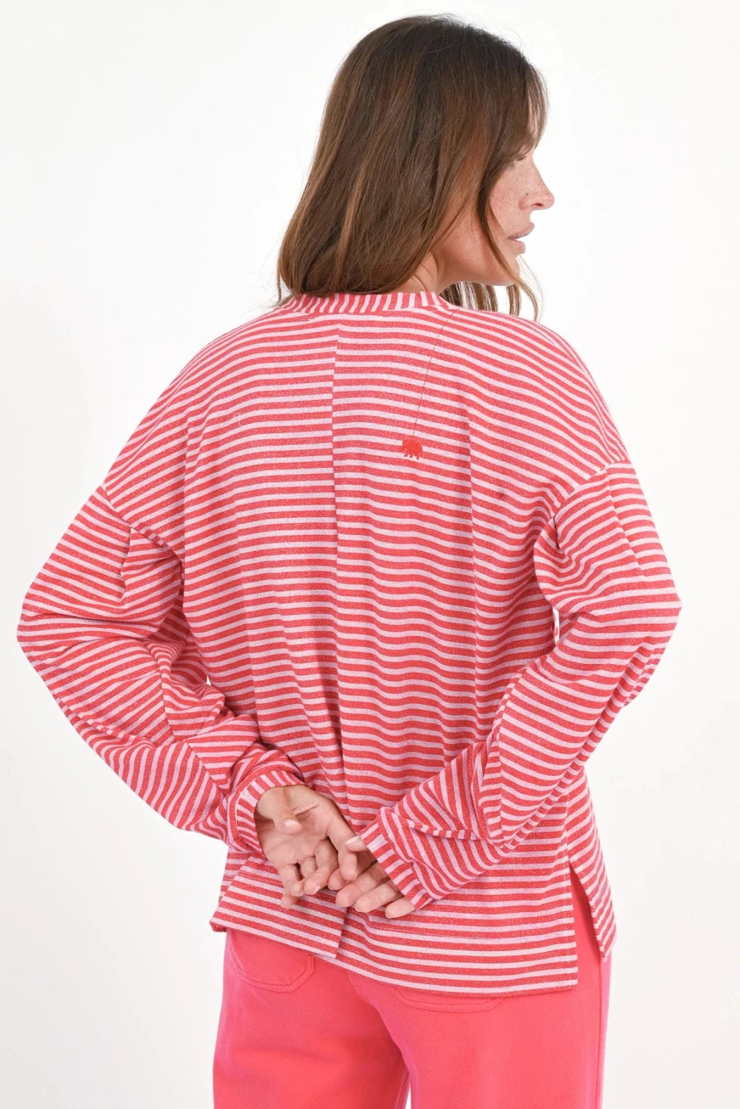 Glitter Langarmshirt mit Streifen Titree - Love Joy Victory