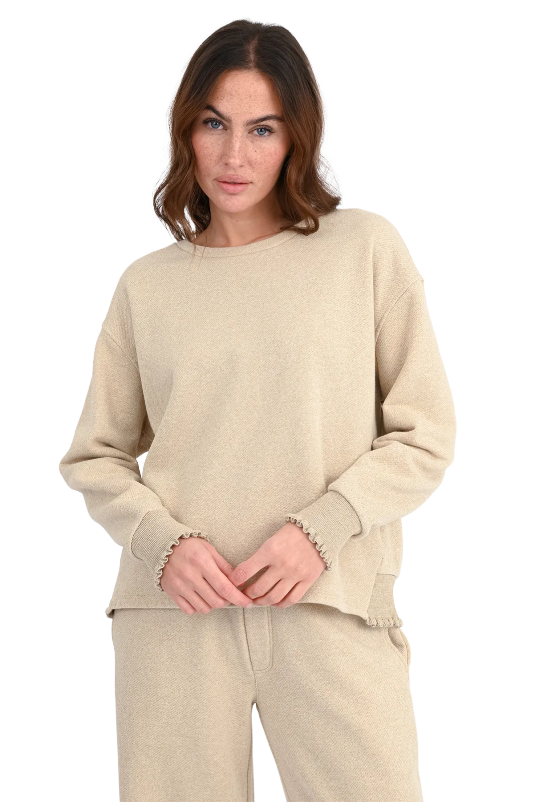 Glitter Sweatshirt Rose - Love Joy Victory