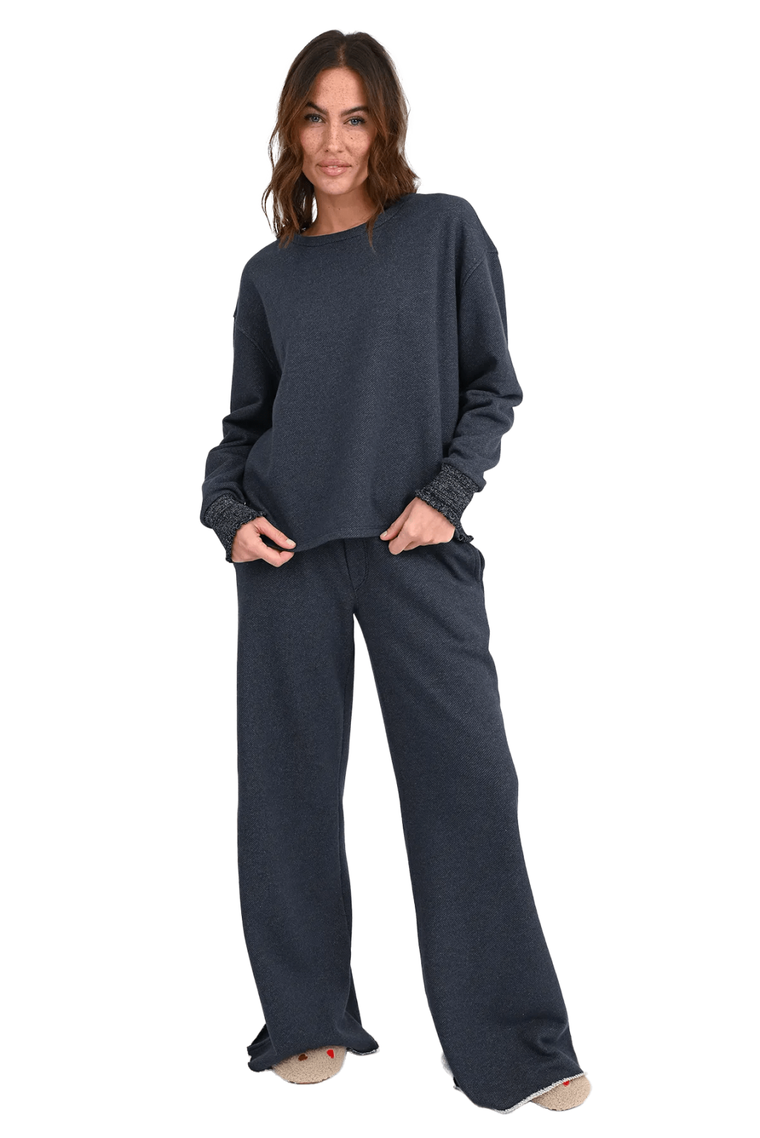 Glitter Sweatshirt Rose - Love Joy Victory