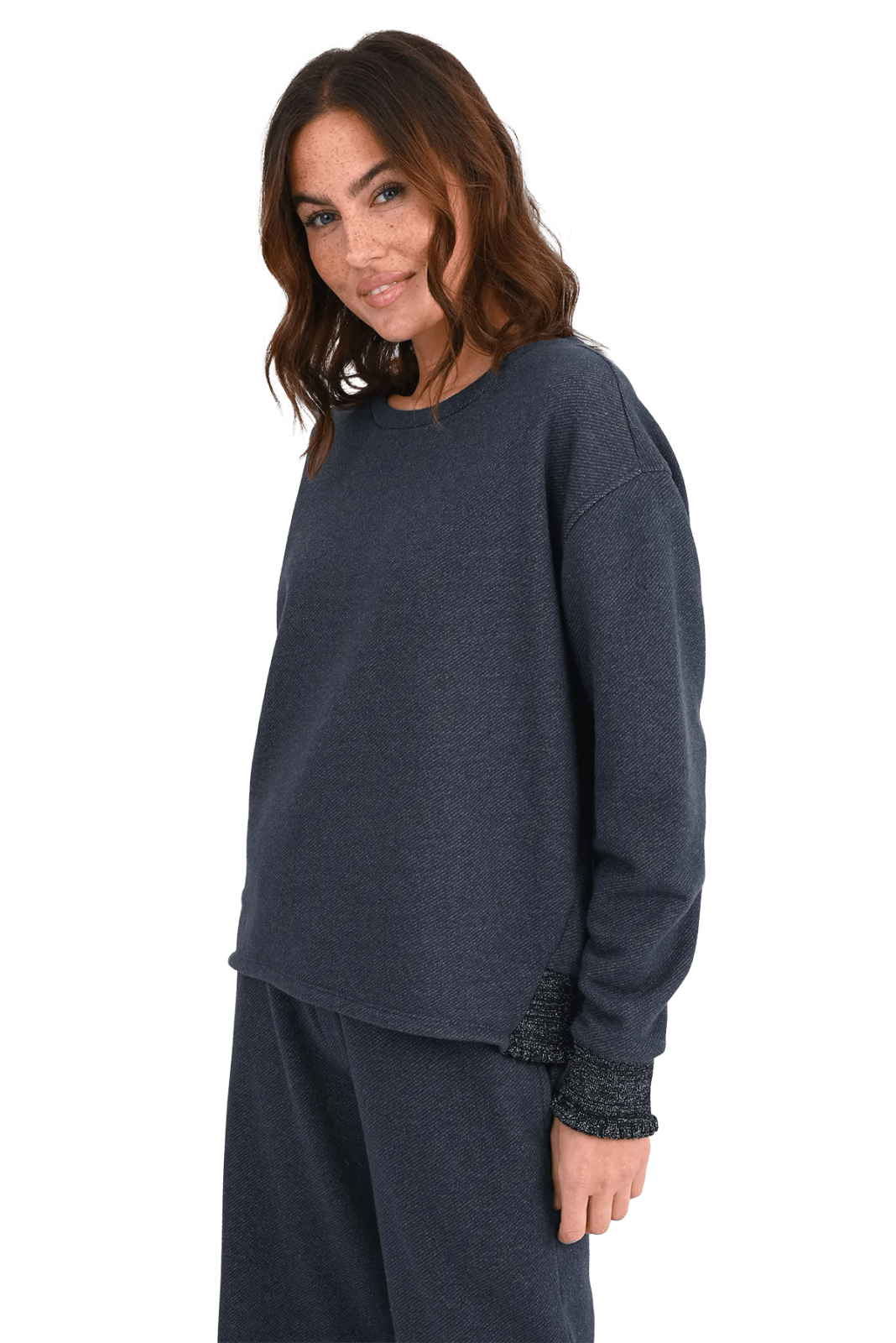 Glitter Sweatshirt Rose - Love Joy Victory