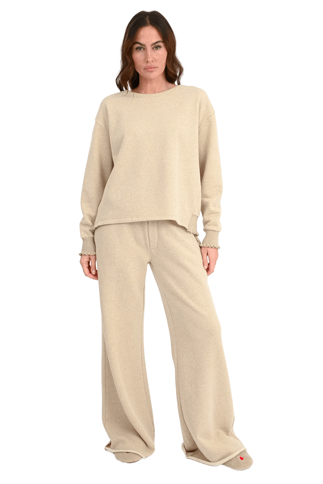 Glitter Sweatshirt Rose - Love Joy Victory