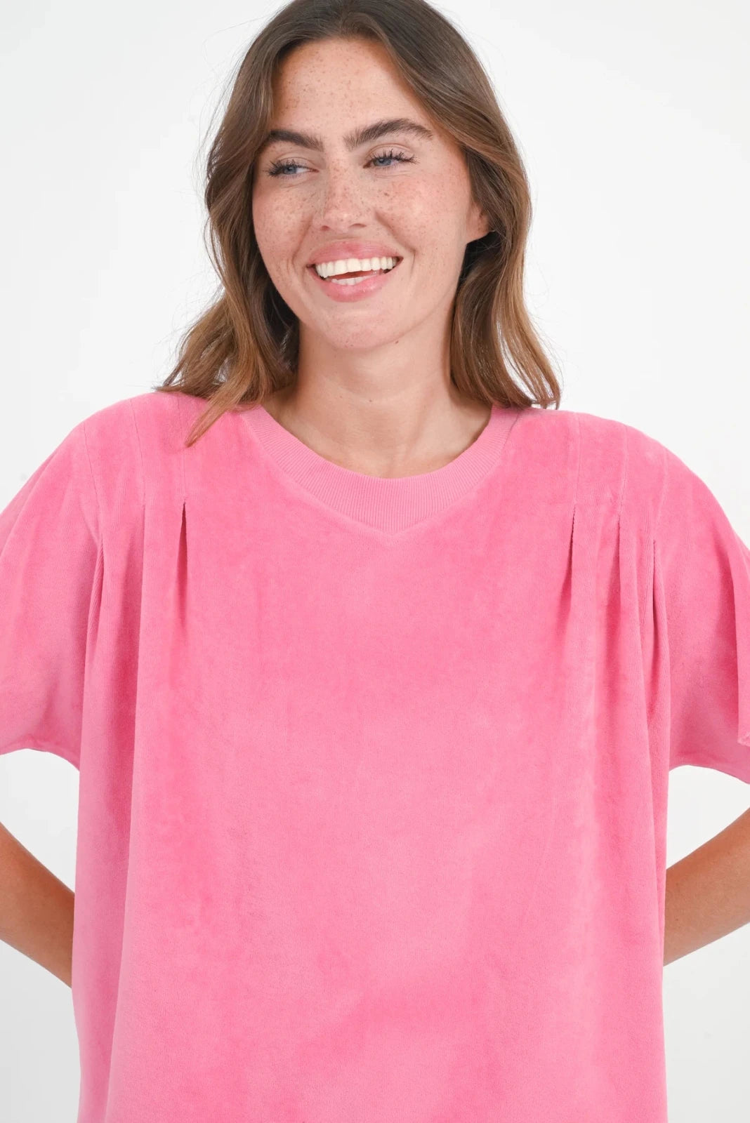 Halbarm Velvet Sweatshirt Melville - Love Joy Victory