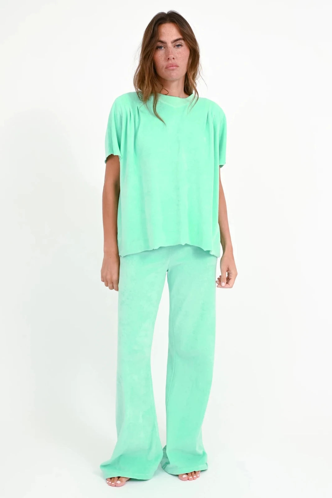 Halbarm Velvet Sweatshirt Melville - Love Joy Victory