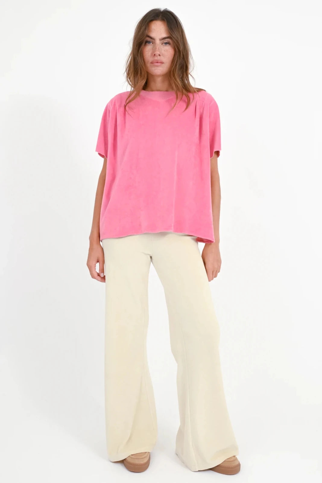 Halbarm Velvet Sweatshirt Melville - Love Joy Victory