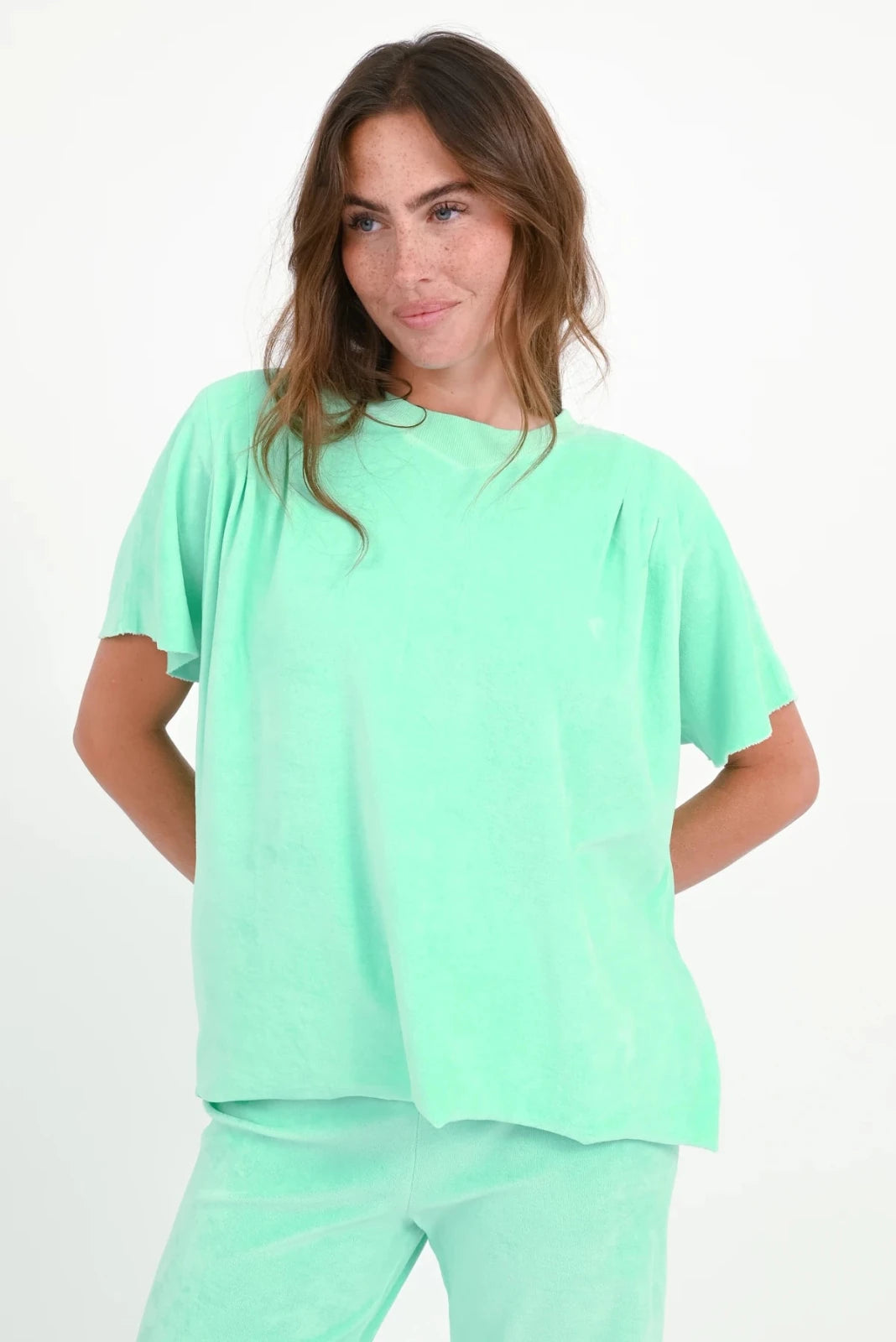 Halbarm Velvet Sweatshirt Melville - Love Joy Victory