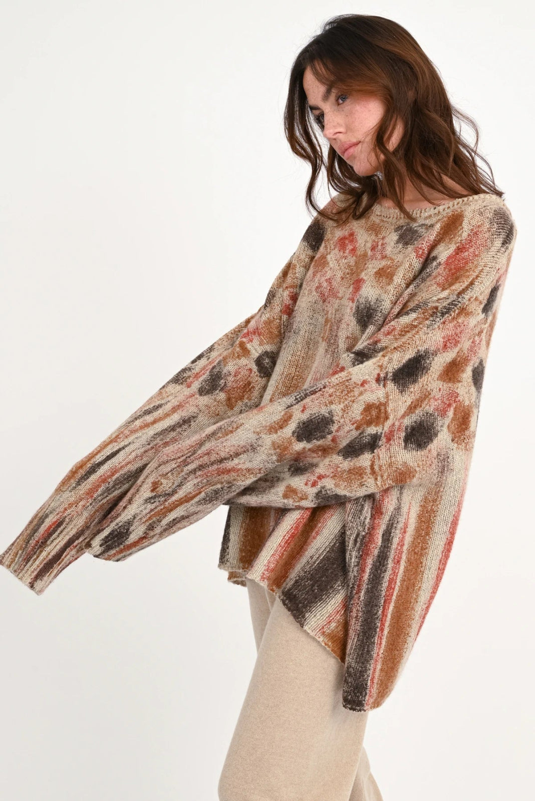 Kaschmir Batik Pullover Amory - Love Joy Victory