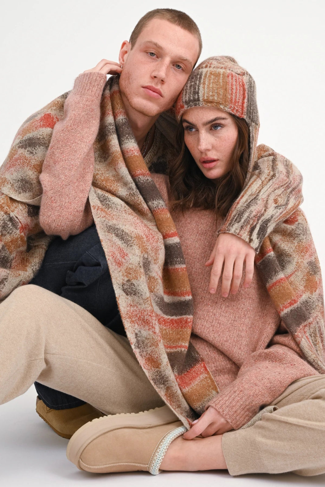 Kaschmir Strickmütze Beany - Love Joy Victory